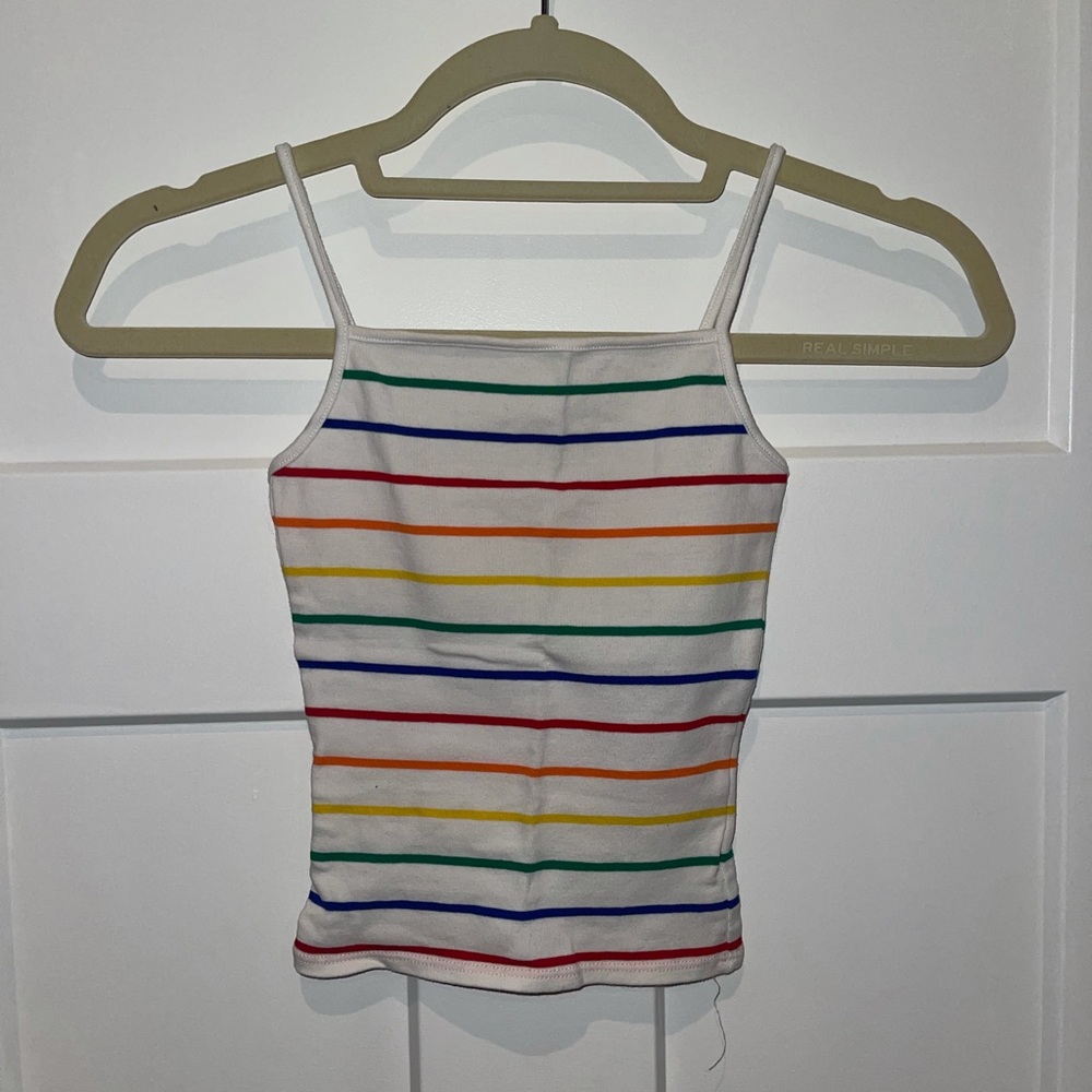 Garage cropped tank top